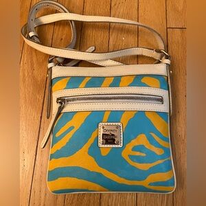 Dooney & Bourke Leather Zebra Crossbody Bag